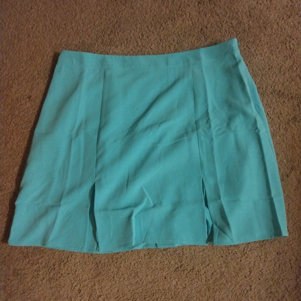 Powder blue skirt,size 18